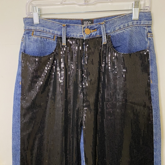 BDG Urban Outfitte High-Waist Blue High Rise Wide Leg Denim Jeans - Picture 4 of 12